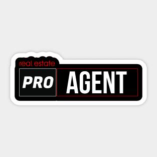 Real Estate PRO Agent Sticker